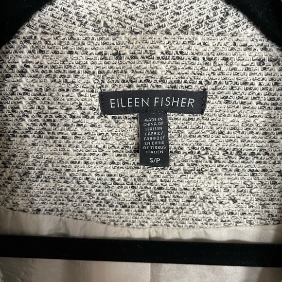 Eileen Fisher Tweed Swing Jacket - Picture 3 of 9